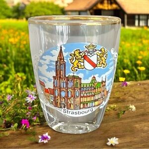 Cathedral Notre Dame De Strasbourg France Collectible Souvenir Mini Shot Glass